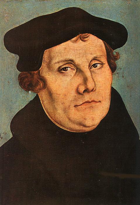 Lucas  Cranach Portrait of Martin Luther oil painting image
